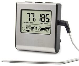 Thermomètre avec Sonde Pt1000 pour Cuisson Sous Vide